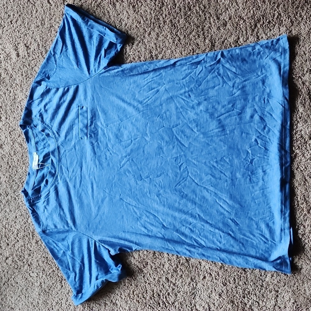 Plain blue short sleeve tee sz XL